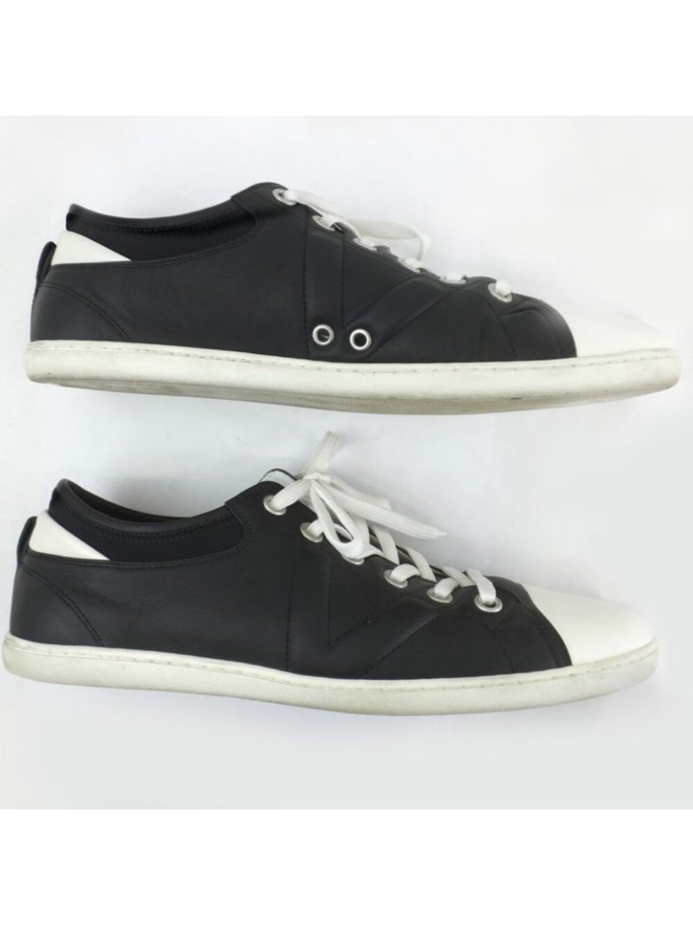 Louis Vuitton Low Cut Sneakers Black Size 7.5 - Picture 8 of 10